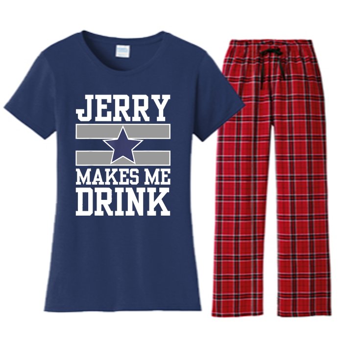 Jerry Makes Me Drink Women's Flannel Pajama Set