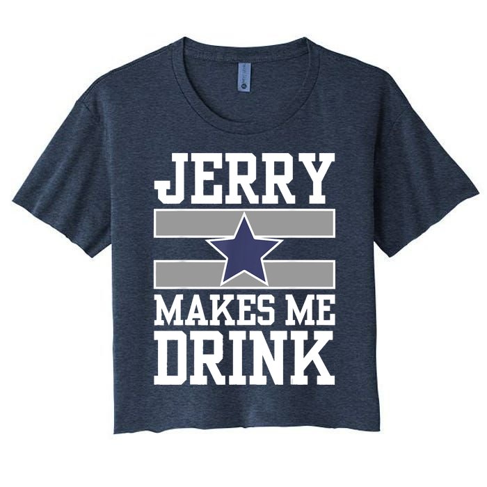 Jerry Makes Me Drink Women's Crop Top Tee