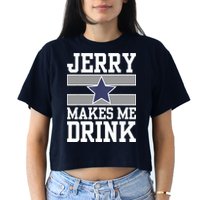 Jerry Makes Me Drink Women's Crop Top Tee