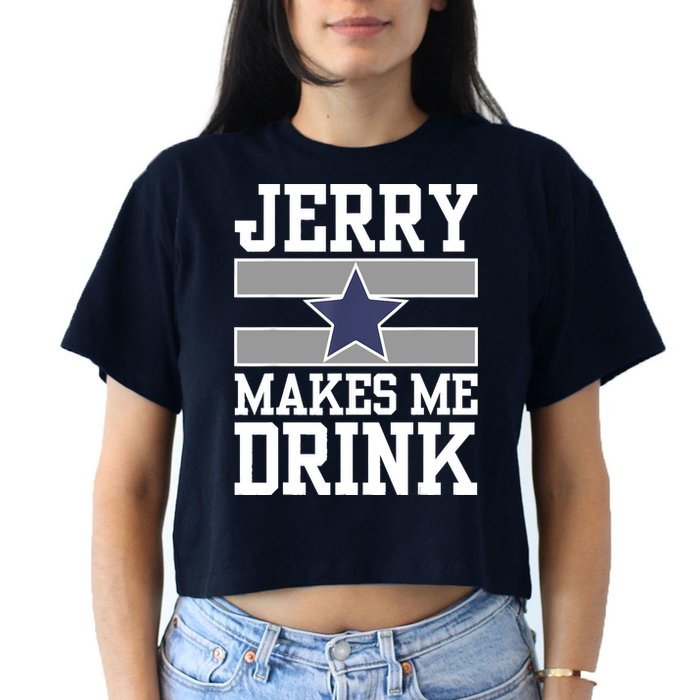 Jerry Makes Me Drink Women's Crop Top Tee