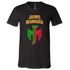 Jaime Munguia Mexican Mexico Lover V-Neck T-Shirt