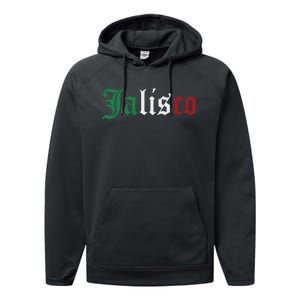 Jalisco Mexico Mexican State Estado Performance Fleece Hoodie