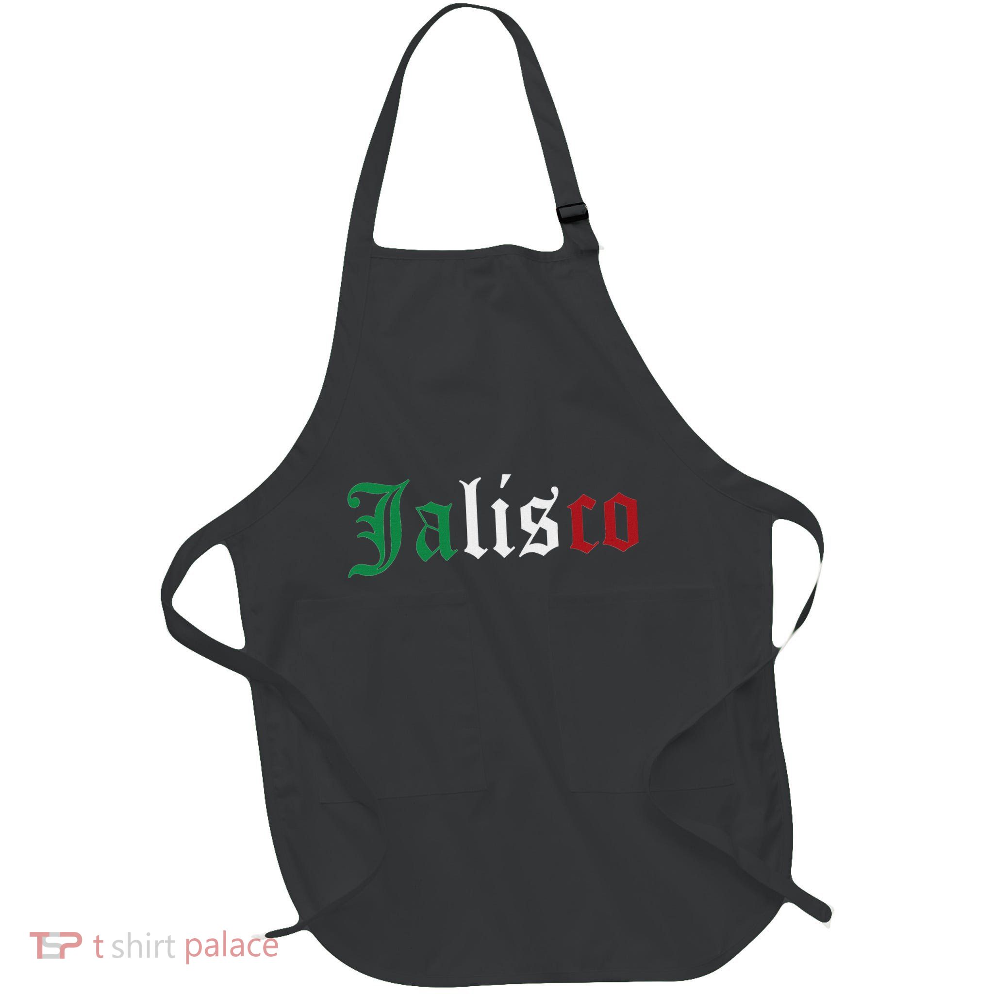 Jalisco Mexico Mexican State Estado Full-Length Apron With Pockets