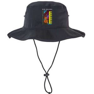 Jazz Music New Orleans Music Festival Musical Souvenir Legacy Cool Fit Booney Bucket Hat