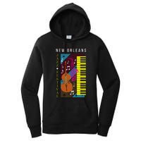 Jazz Music New Orleans Music Festival Musical Souvenir Women's Pullover Hoodie