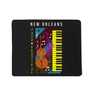 Jazz Music New Orleans Music Festival Musical Souvenir Mousepad