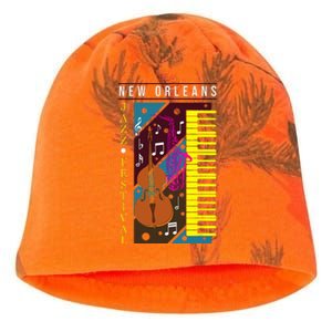 Jazz Music New Orleans Music Festival Musical Souvenir Kati - Camo Knit Beanie