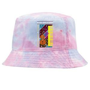 Jazz Music New Orleans Music Festival Musical Souvenir Tie-Dyed Bucket Hat