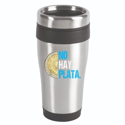 Javier Milei No Hay Plata Coherencia Por Favor Libertarismo 16oz Travel Tumbler