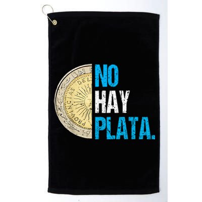 Javier Milei No Hay Plata Coherencia Por Favor Libertarismo Platinum Collection Golf Towel