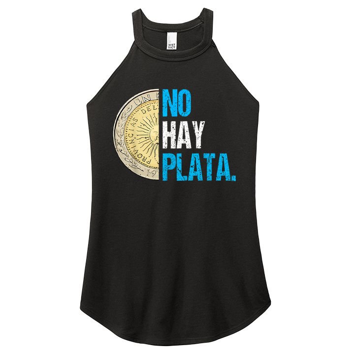 Javier Milei No Hay Plata Coherencia Por Favor Libertarismo Women's Perfect Tri Rocker Tank