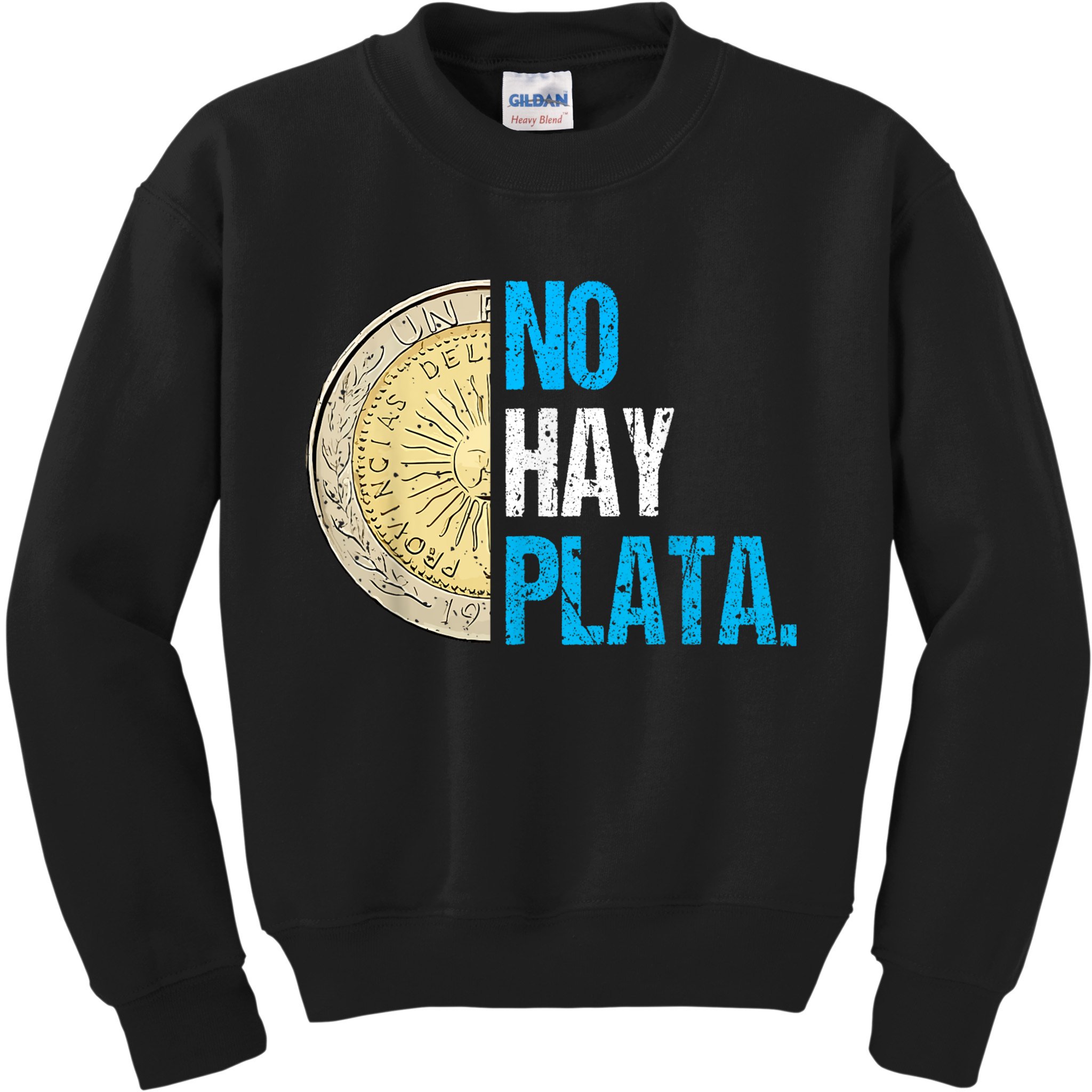 Javier Milei No Hay Plata Coherencia Por Favor Libertarismo Kids Sweatshirt
