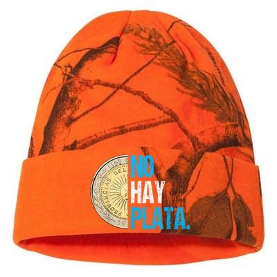 Javier Milei No Hay Plata Coherencia Por Favor Libertarismo Kati Licensed 12" Camo Beanie