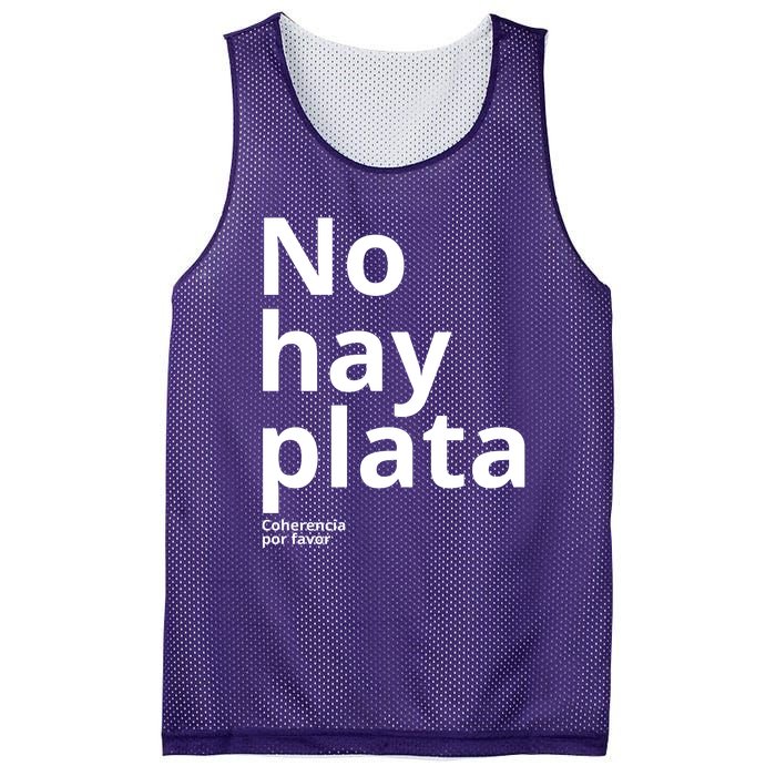 Javier Milei No Hay Plata Coherencia Por Favor Libertarismo Mesh Reversible Basketball Jersey Tank