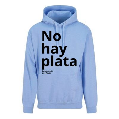 Javier Milei No Hay Plata Coherencia Por Favor Libertarismo Unisex Surf Hoodie