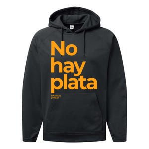 Javier Milei No Hay Plata Coherencia Por Favor Libertarismo Performance Fleece Hoodie