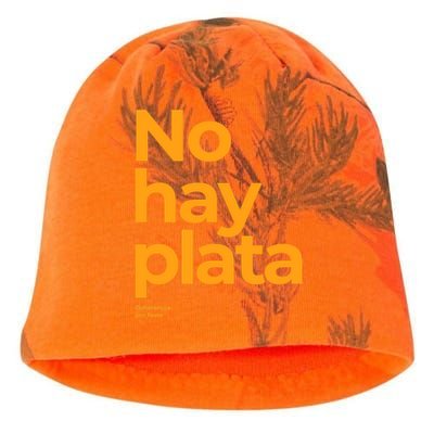 Javier Milei No Hay Plata Coherencia Por Favor Libertarismo Kati - Camo Knit Beanie