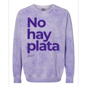 Javier Milei No Hay Plata Coherencia Por Favor Libertarismo Colorblast Crewneck Sweatshirt