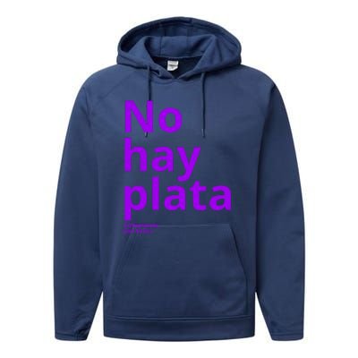 Javier Milei No Hay Plata Coherencia Por Favor Libertarismo Performance Fleece Hoodie