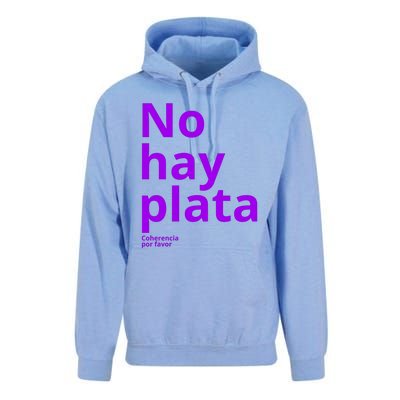 Javier Milei No Hay Plata Coherencia Por Favor Libertarismo Unisex Surf Hoodie