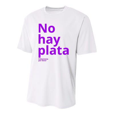 Javier Milei No Hay Plata Coherencia Por Favor Libertarismo Youth Performance Sprint T-Shirt