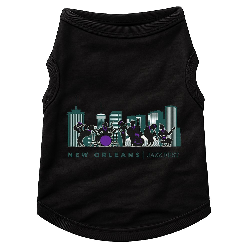 Jazz Music New Orleans Fest Jazz Festival Souvenir Doggie Tank