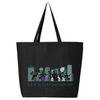 Jazz Music New Orleans Fest Jazz Festival Souvenir 25L Jumbo Tote