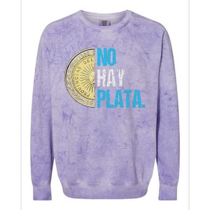 Javier Milei No Hay Plata Coherencia Colorblast Crewneck Sweatshirt