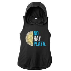 Javier Milei No Hay Plata Coherencia Ladies PosiCharge Tri-Blend Wicking Draft Hoodie Tank