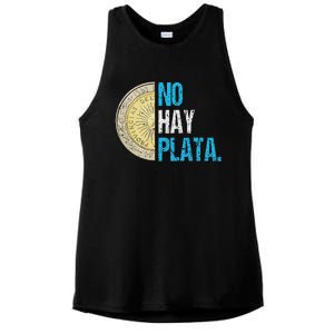 Javier Milei No Hay Plata Coherencia Ladies PosiCharge Tri-Blend Wicking Tank