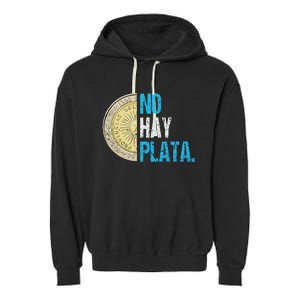 Javier Milei No Hay Plata Coherencia Garment-Dyed Fleece Hoodie