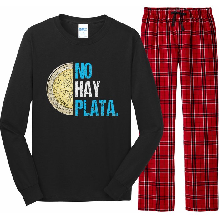 Javier Milei No Hay Plata Coherencia Long Sleeve Pajama Set