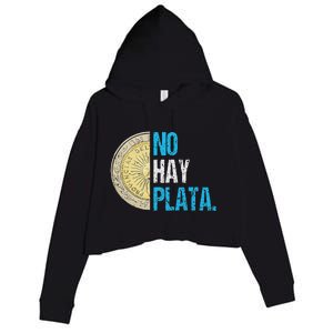 Javier Milei No Hay Plata Coherencia Crop Fleece Hoodie