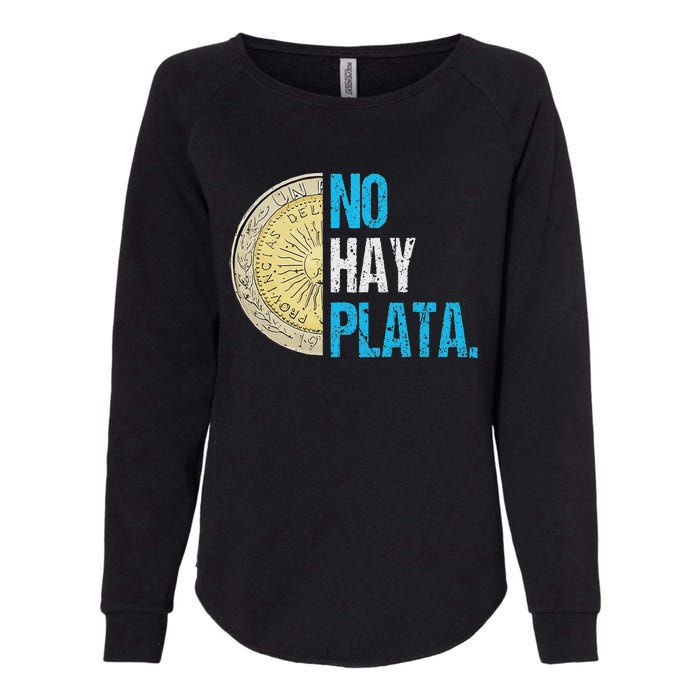 Javier Milei No Hay Plata Coherencia Womens California Wash Sweatshirt