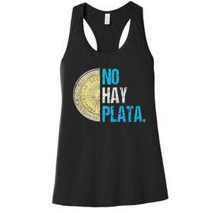 Javier Milei No Hay Plata Coherencia Women's Racerback Tank