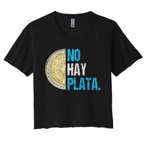 Javier Milei No Hay Plata Coherencia Women's Crop Top Tee