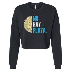 Javier Milei No Hay Plata Coherencia Cropped Pullover Crew