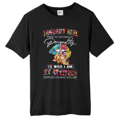 JANUARY MAKE NO MISTAKE MY PERSONALITY Lips Hippie Tall Fusion ChromaSoft Performance T-Shirt