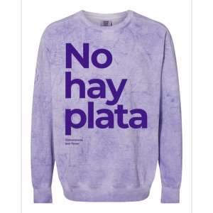 Javier Milei No hay plata Coherencia por favor Libertarismo Colorblast Crewneck Sweatshirt