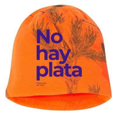 Javier Milei No hay plata Coherencia por favor Libertarismo Kati - Camo Knit Beanie