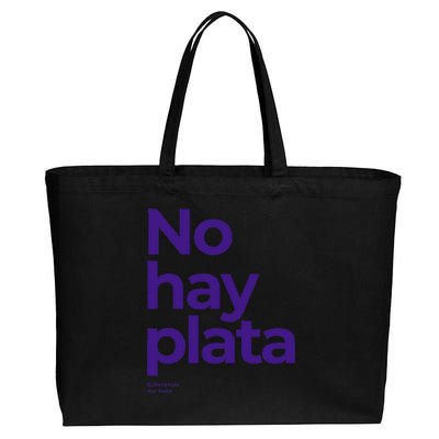 Javier Milei No hay plata Coherencia por favor Libertarismo Cotton Canvas Jumbo Tote