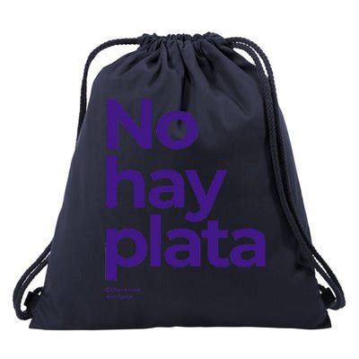 Javier Milei No hay plata Coherencia por favor Libertarismo Drawstring Bag