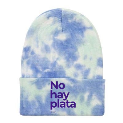 Javier Milei No hay plata Coherencia por favor Libertarismo Tie Dye 12in Knit Beanie