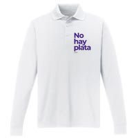 Javier Milei No hay plata Coherencia por favor Libertarismo Performance Long Sleeve Polo