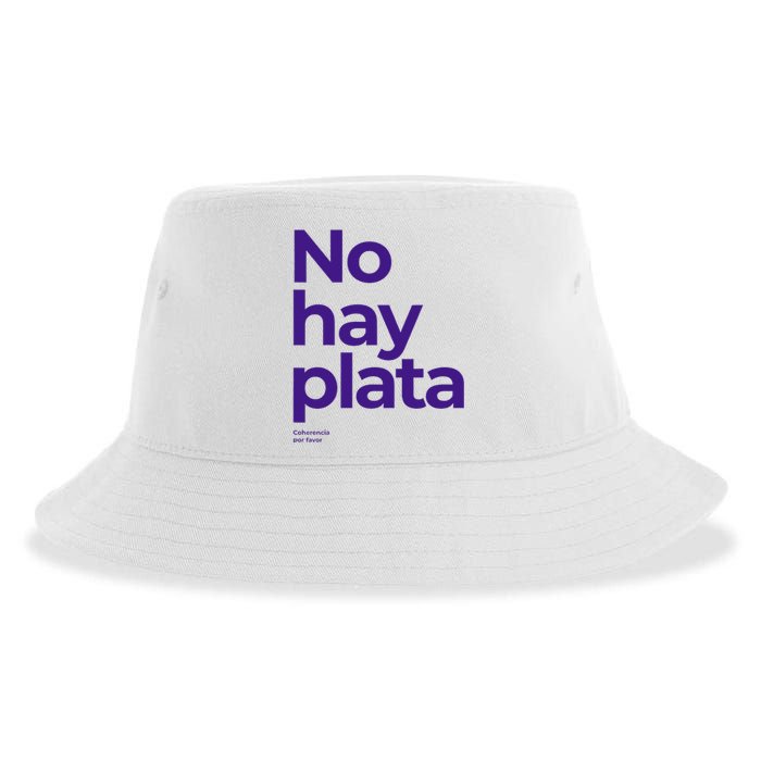 Javier Milei No hay plata Coherencia por favor Libertarismo Sustainable Bucket Hat