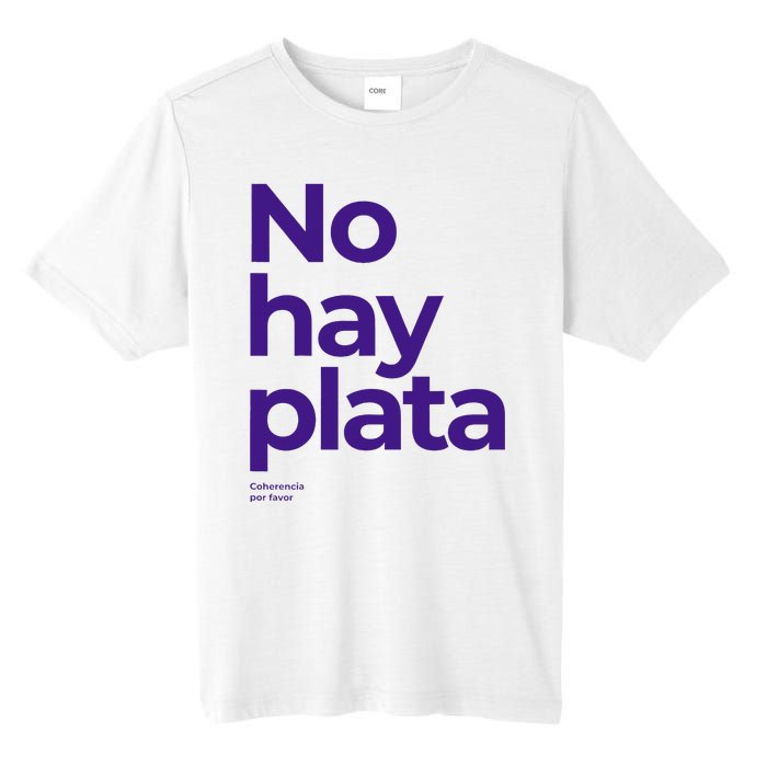 Javier Milei No hay plata Coherencia por favor Libertarismo Tall Fusion ChromaSoft Performance T-Shirt