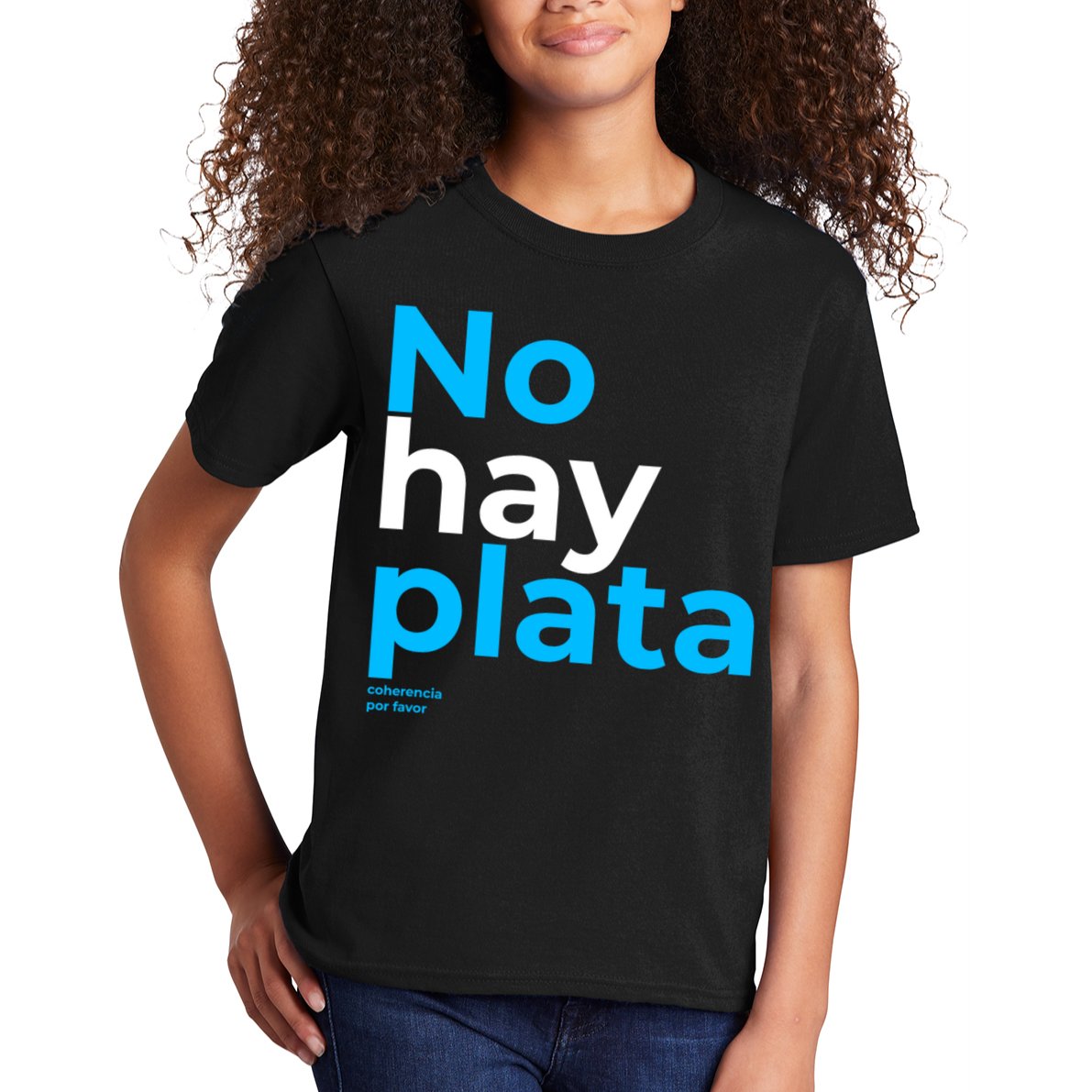 Javier Milei No Hay Plata Coherencia Por Favor Libertarismo Kids T-Shirt