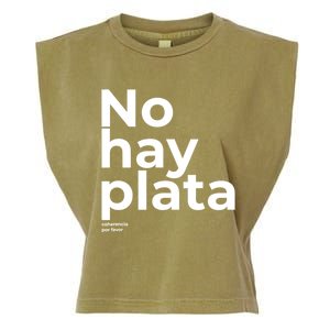 Javier Milei No Hay Plata Coherencia Por Favor Libertarismo Garment-Dyed Women's Muscle Tee