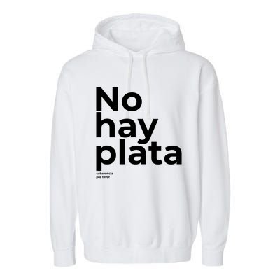 Javier Milei No Hay Plata Coherencia Por Favor Libertarismo Garment-Dyed Fleece Hoodie