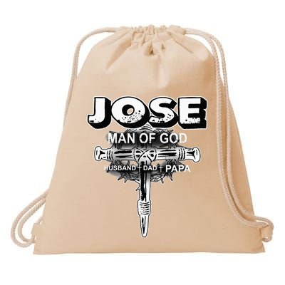 Jose Man Of God Husband Dad And Papa Drawstring Bag